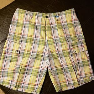 Lacoste plaid shorts